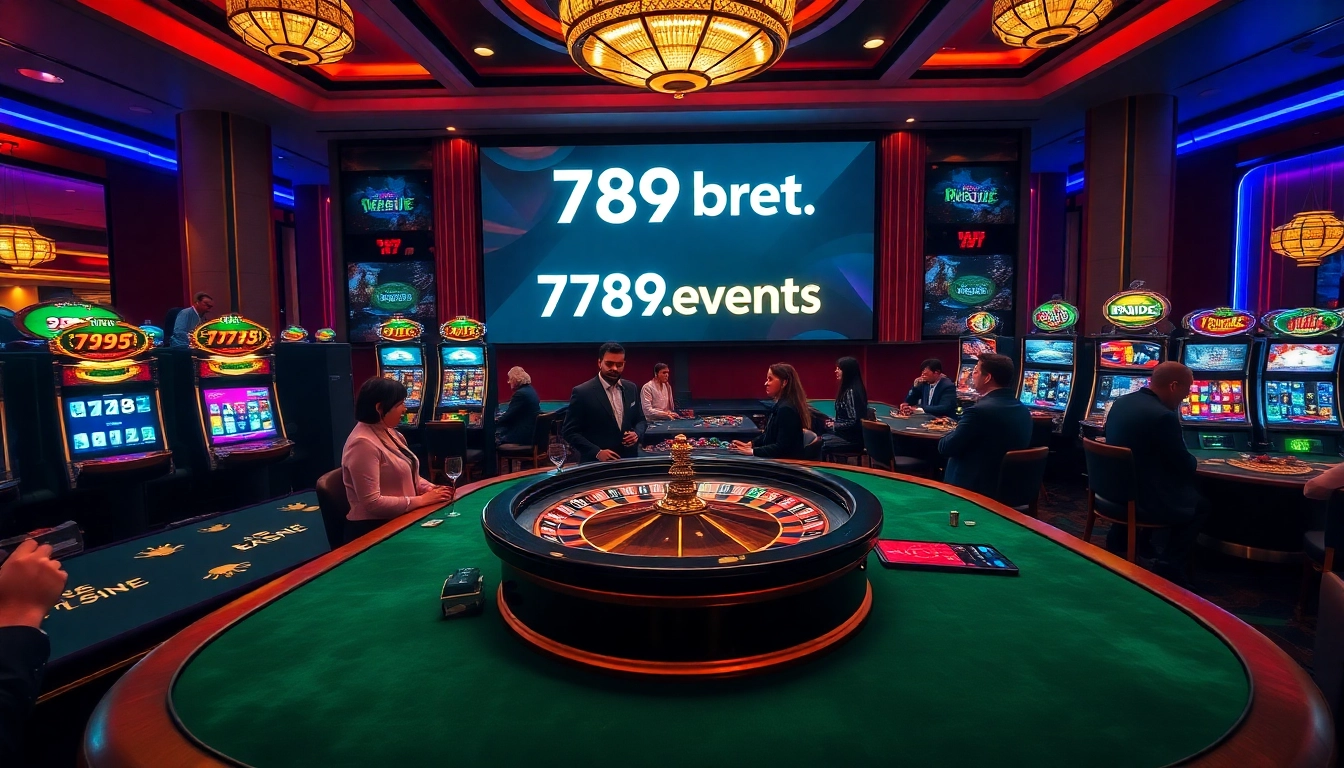 Experience the thrilling ambiance of 789bet.events with vibrant casino games and engaging players.