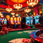 Engaging gamblers at https://vj88.online/ in a lively casino atmosphere with poker, roulette, and stunning slots.