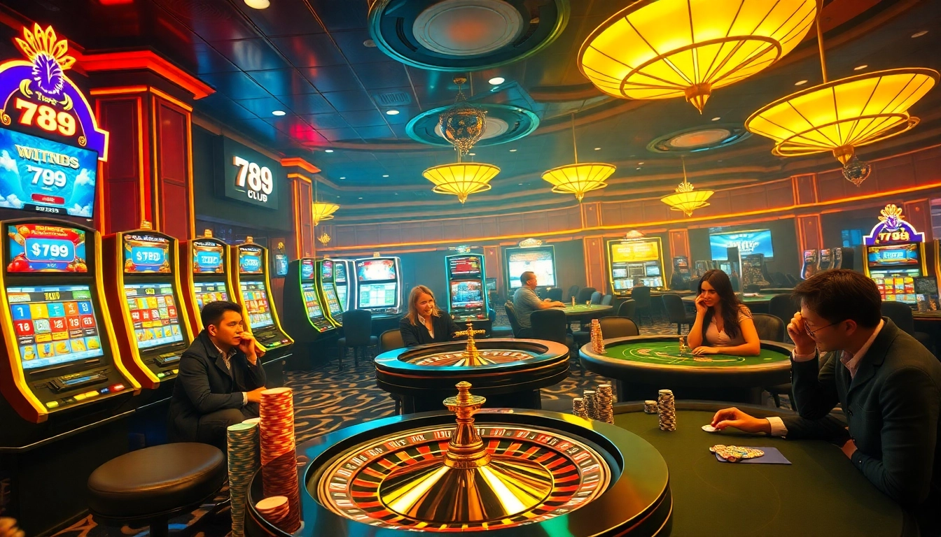 Experience excitement and rewards at the 789 club with vibrant casino tables and thrilling gameplay.
