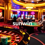 Experience sunwin gaming excitement with vibrant roulette, poker tables, and slot machines.