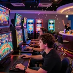 Exciting gaming atmosphere with players enjoying betting at https://99wina.org/