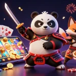 Engage with dewa1000's vibrant 3D casino illustration showcasing dynamic gaming action and rich visuals.