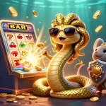 Experience the excitement of slots and jackpots with s8tv in this vibrant 3D casino scene.