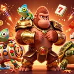 Experience the thrill of 888 slot raja zeus with an exciting 3D illustration featuring vibrant casino elements.