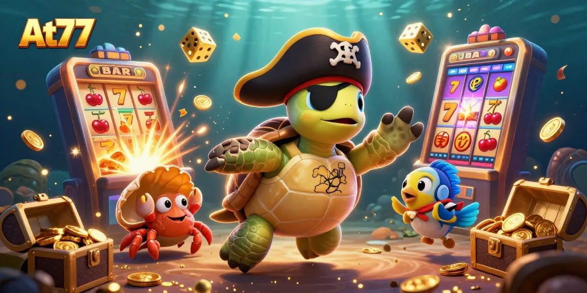 Experience thrilling gameplay at At77 with vibrant casino characters and exciting winnings.