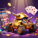 Experience thrilling daftar sbobet gameplay with colorful online casino elements in a vibrant 3D scene.