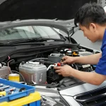 Check low coolant symptoms in a local mechanic's garage, trusted auto repair services.