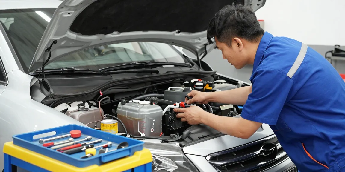Check low coolant symptoms in a local mechanic's garage, trusted auto repair services.