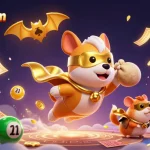 Experience thrilling games at mm88 com with vibrant casino elements and a superhero theme illustrating exciting prizes.